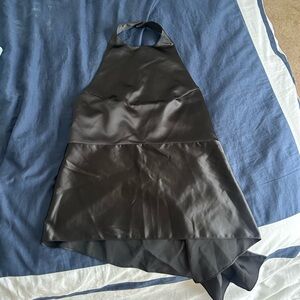 Zara Satin Black Top